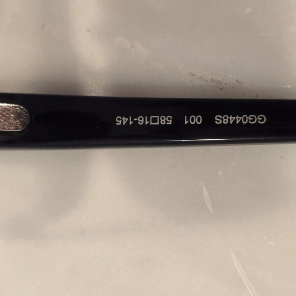 GUCCI PILOT SUNGLASSES GUCCI GG0448S 001 BLACK GREY EYEWEAR - Picture 8 of 8